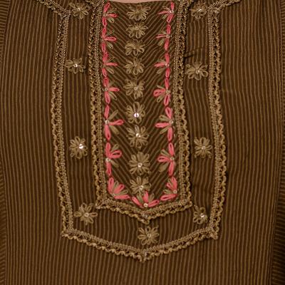Martini - Georgette Embroidered Straight Kurti