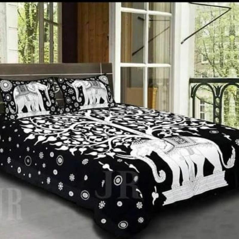 Addey - Cotton Printed Double Bedsheet Stock Lot