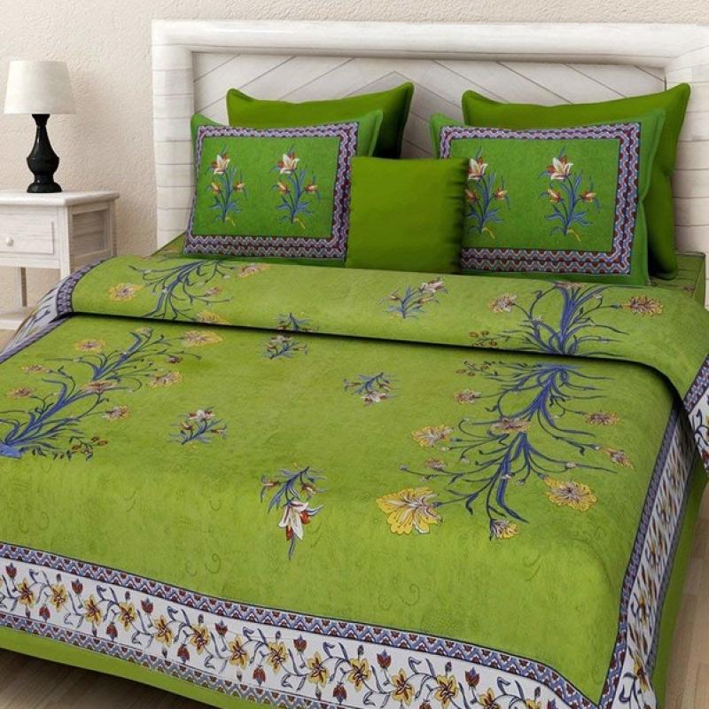 Addey - Cotton Printed Double Bedsheet Stock Lot