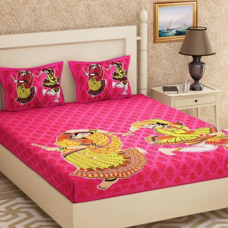 Addey - Cotton Printed Double Bedsheet Stock Lot