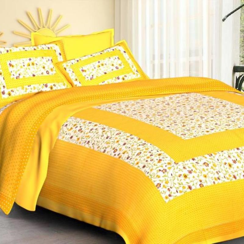 Addey - Cotton Printed Double Bedsheet Stock Lot