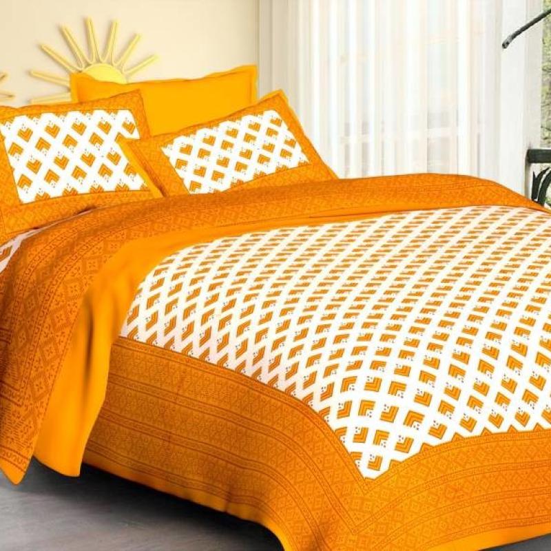 Addey - Cotton Printed Double Bedsheet Stock Lot