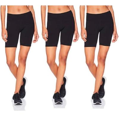 Amul Comfy Ladies Plain Black Cycling Shorts