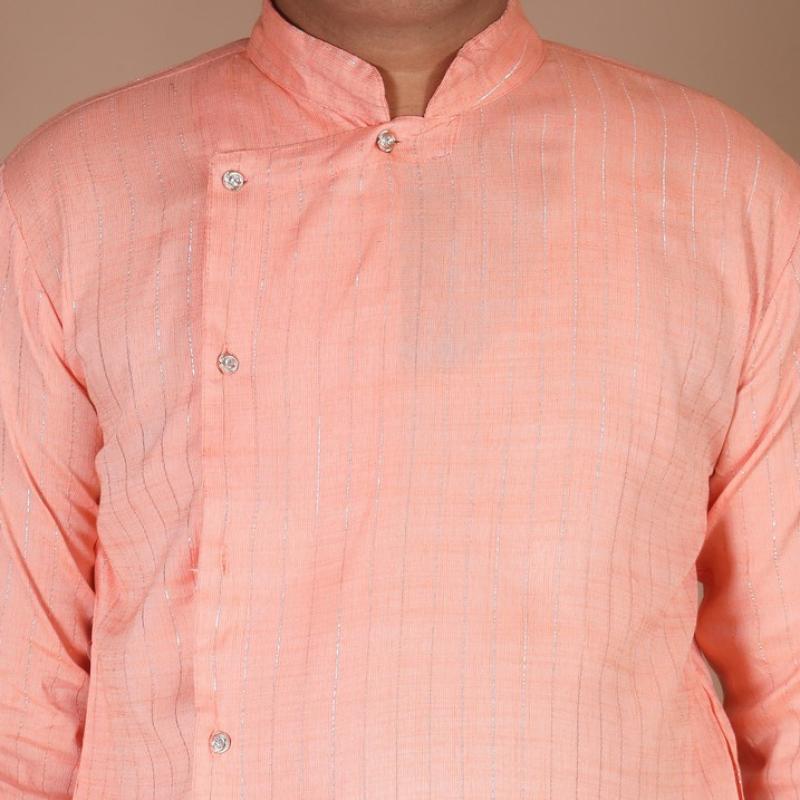 Riddhi - Cotton Lurex Men's Designer Kurta
