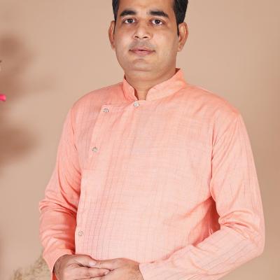 Riddhi - Cotton Lurex Men's Designer Kurta
