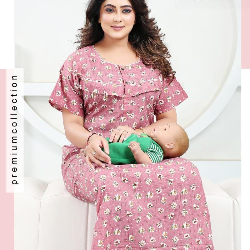 Missy - Dull Cotton Mother Nighty Gown