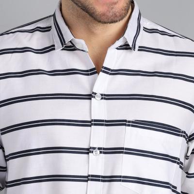 Radha - Cotton Dobby Stripes Mens Shirt