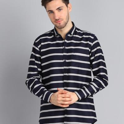 Radha - Cotton Dobby Stripes Mens Shirt