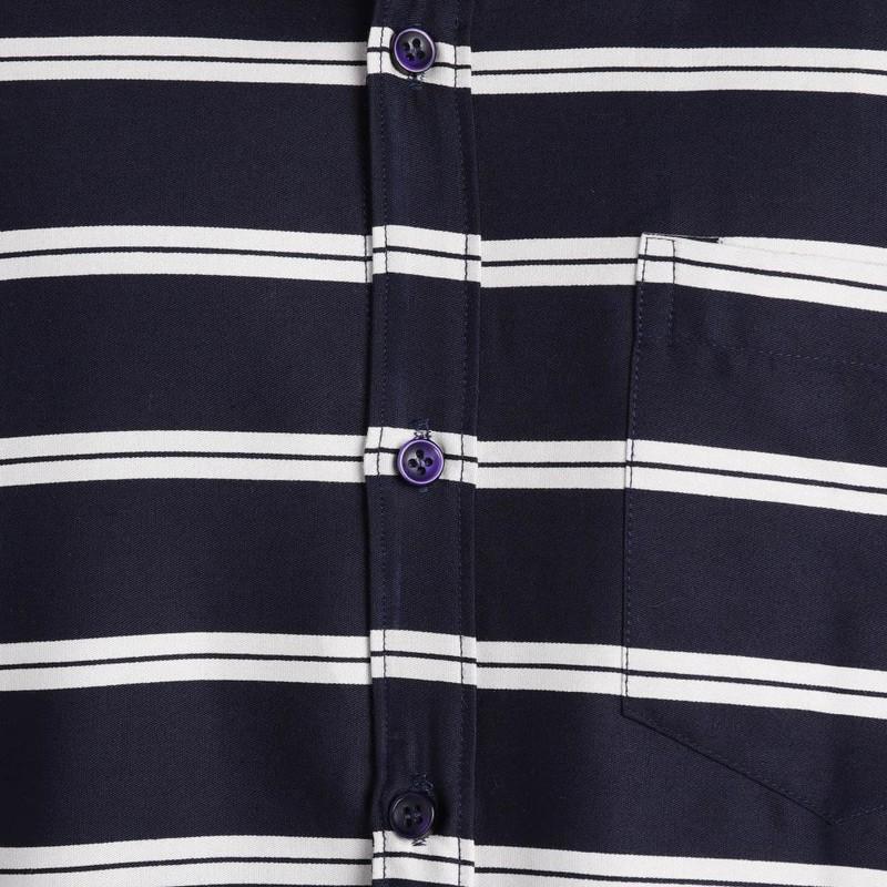 Radha - Cotton Dobby Stripes Mens Shirt