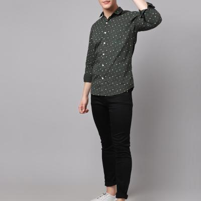 Radha - Cotton Full Sleeve Floral Printed Men's Shirt
