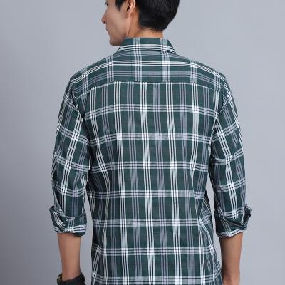 Radha - Casual Stylish Cotton Blend Cheakered Shirt For Men