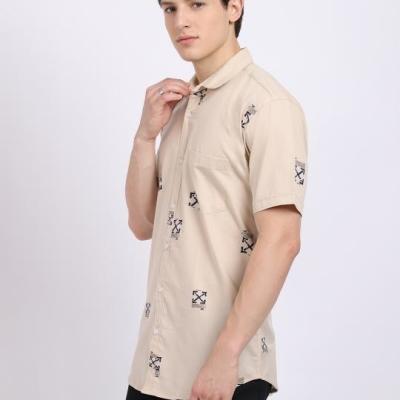 Radha - Cotton Printed Mens Shirt