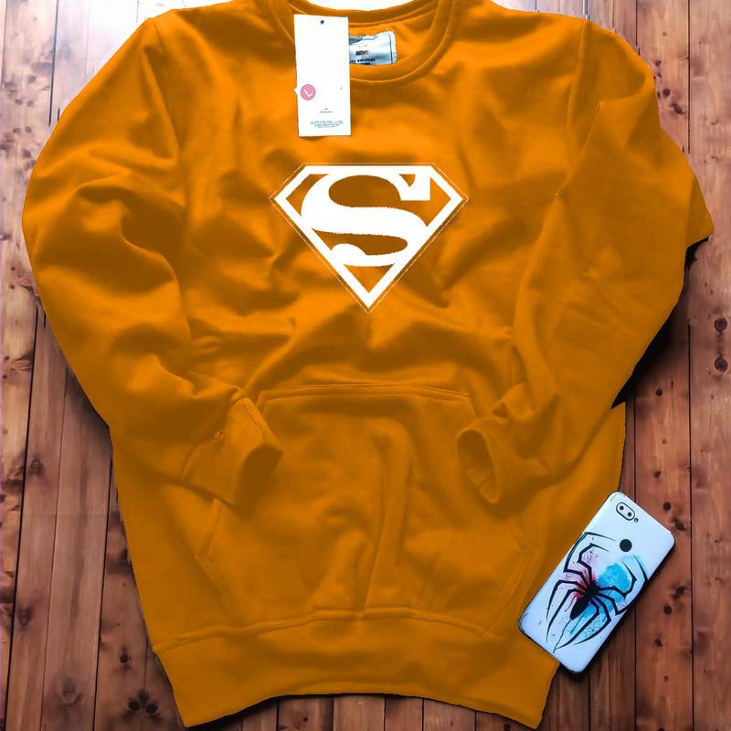 Bhavi - Cotton Men's Supermen Printed Sweat Shirt