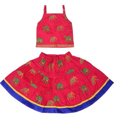 Moni - Cotton Printed Girls Lehenga Choli