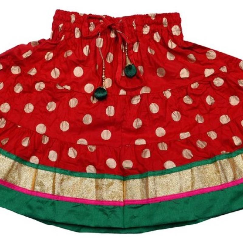 Moni - Rayon Printed Girls Lehenga Choli