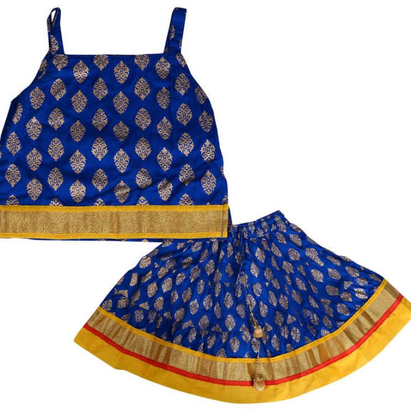 Moni - Rayon Printed Girls Lehanga Choli