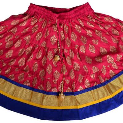 Moni - Rayon Printed Girls Lehanga Choli