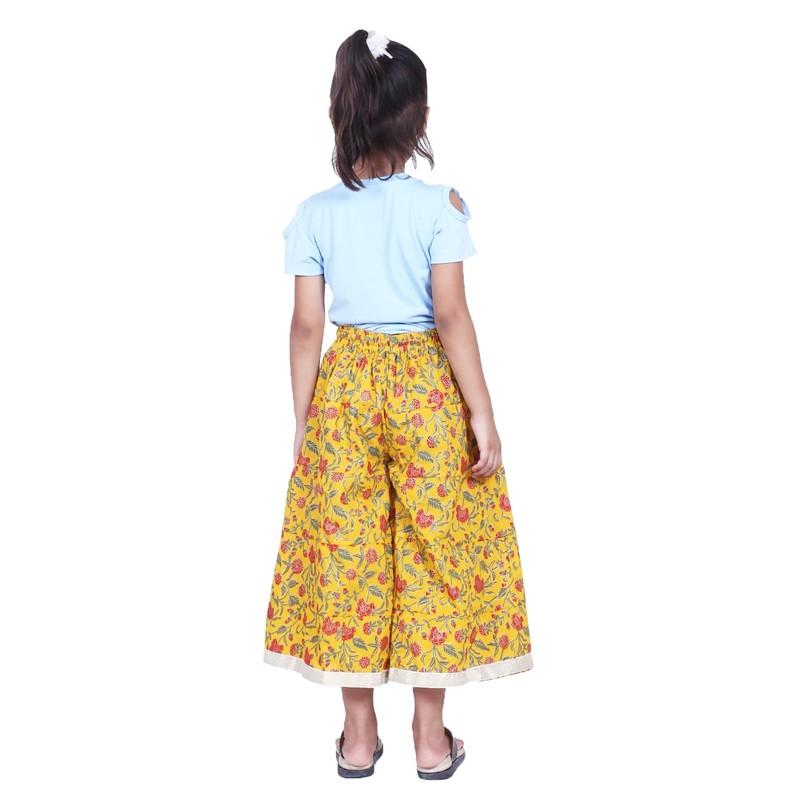 Shilu - Cotton Printed Kids Sharara