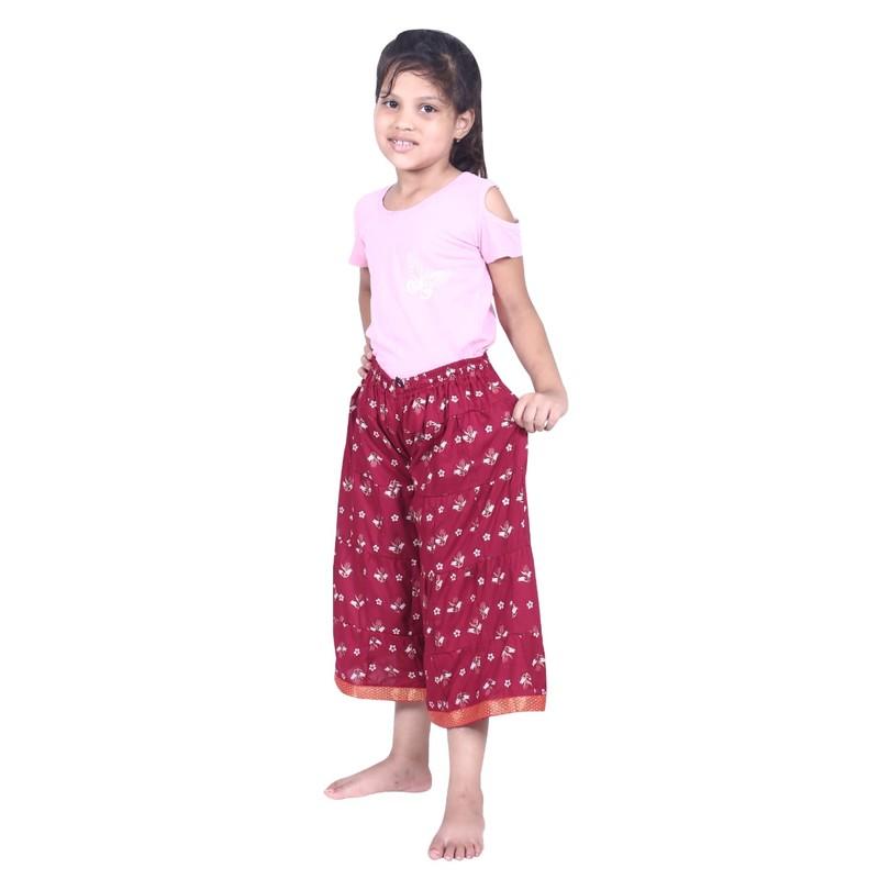 Shilu - Cotton Printed Kids Sharara