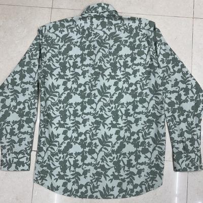 Radha - Casual Cotton Blend Floral Print Men's Shirt