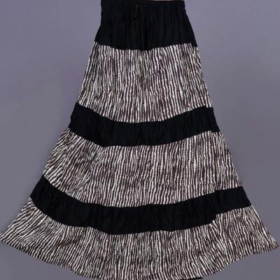 Shilu - Womens Cotton Printed Skirt