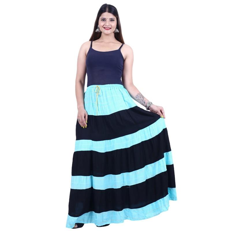 Shilu - Cotton Printed Long Skirt