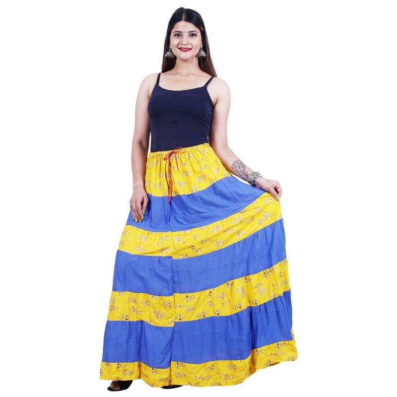 Shilu - Cotton Printed Long Skirt